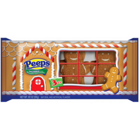 Peeps Christmas Marshmallow Gingerbread Man (3pcs)