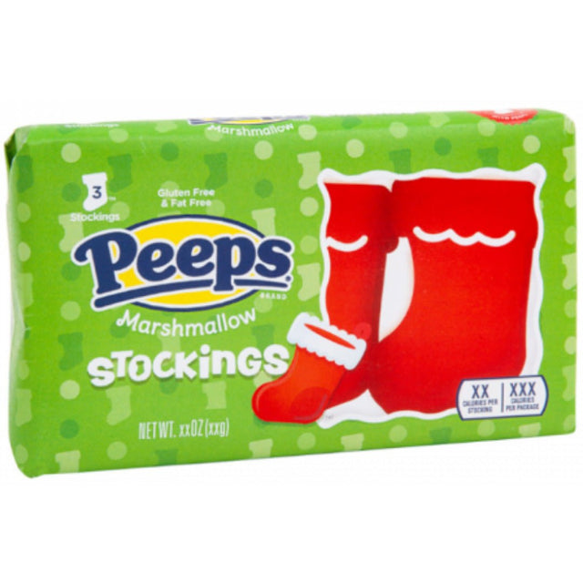 Peeps Christmas Marshmallow Stockings (3pcs)