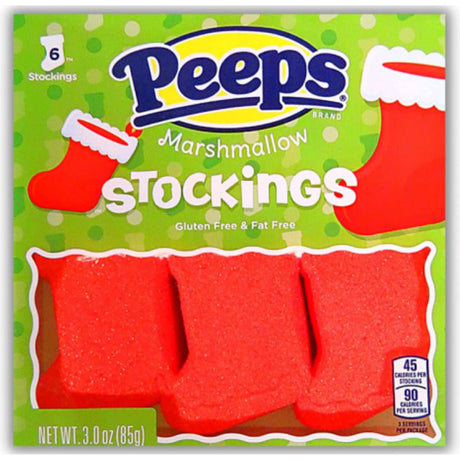 Peeps Christmas Marshmallow Stockings (6pcs)