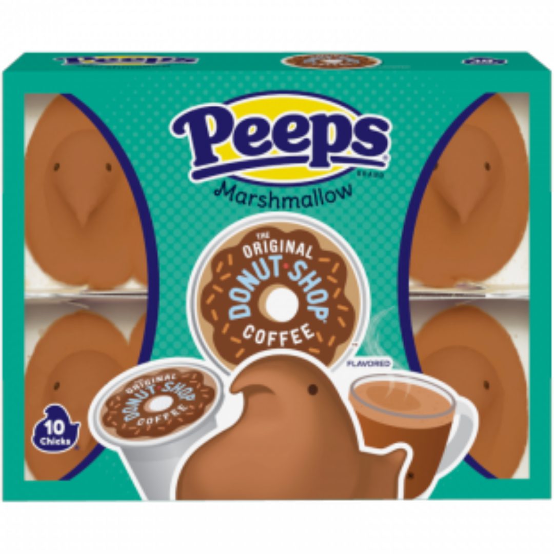 Peeps Donut Shop Coffee Marshmallow Chicks (10pcs)