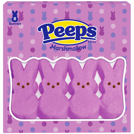 Peeps Easter Lavender Marshmallow Bunnies (8pcs)