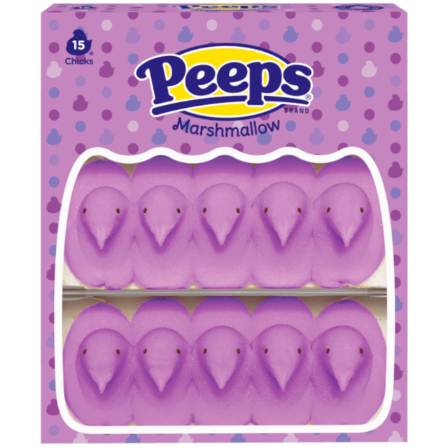 Peeps Easter Lavender Marshmallow Chicks (15pcs)
