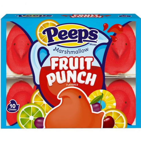 Peeps Fruit Punch Marshmallow Chicks (10pcs)
