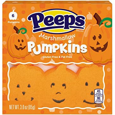 Peeps Halloween Marshmallow Pumpkins (6pcs)