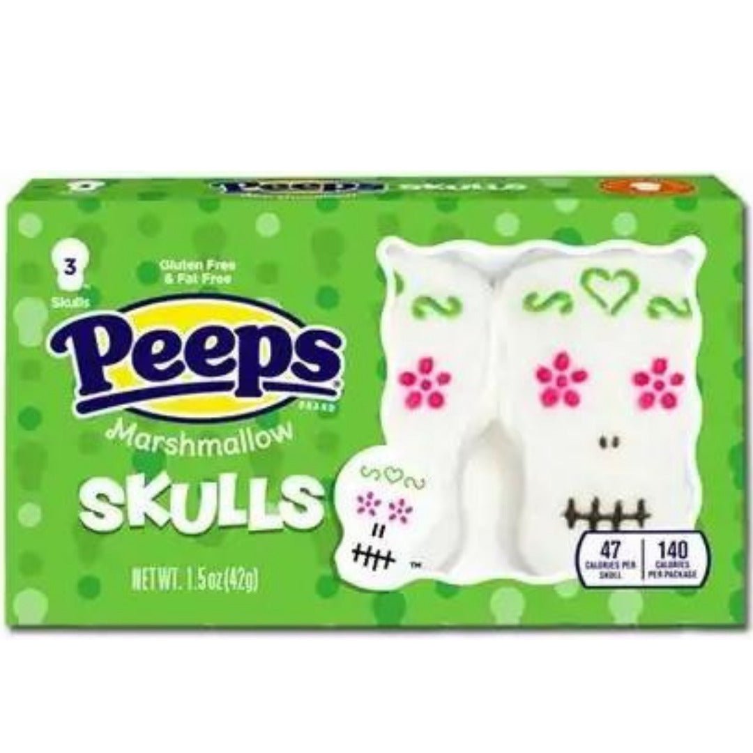 Peeps Halloween Marshmallow Skulls (3pcs)