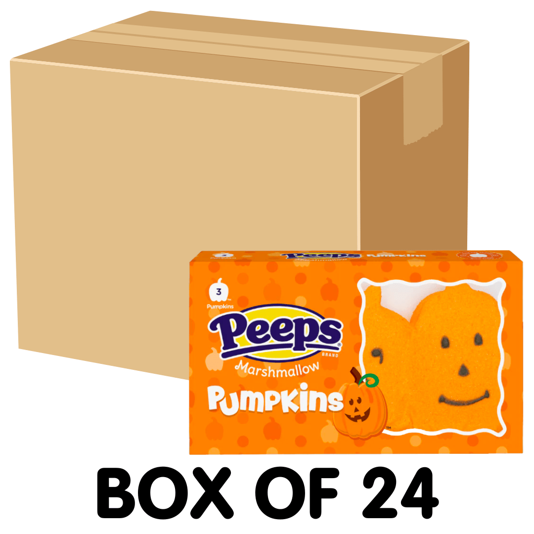 Peeps Pumpkins 3 Pack (Box of 24)