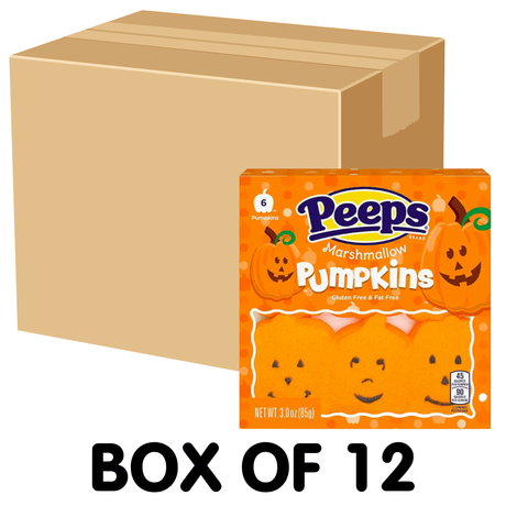 Peeps Pumpkins 6 Pack (Box of 12)