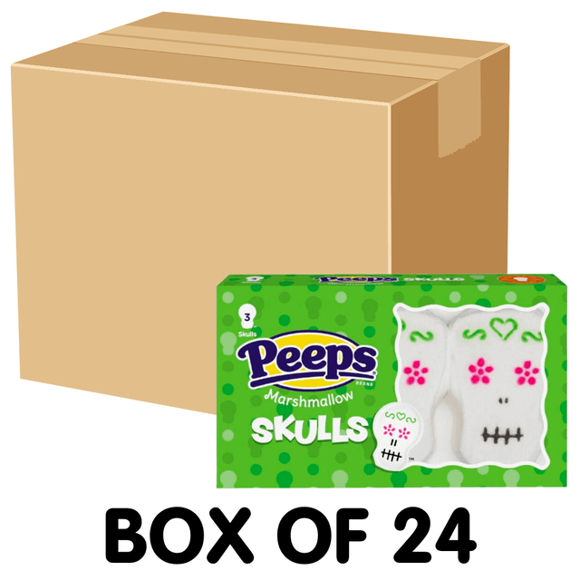 Peeps Skulls 3 Pack (Box of 24)
