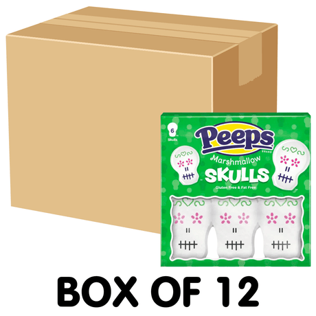 Peeps Skulls 6 Pack (Box of 12)