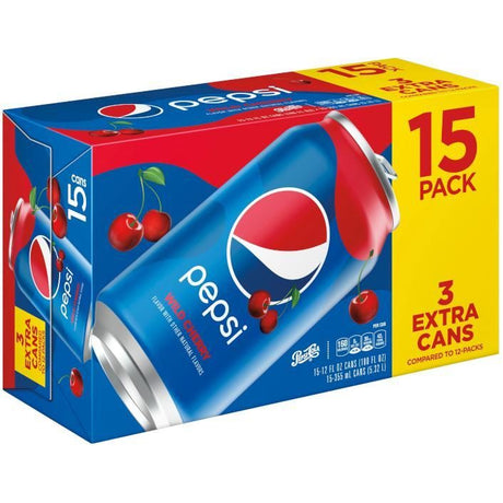Pepsi Wild Cherry Fridge Pack (Case of 15)