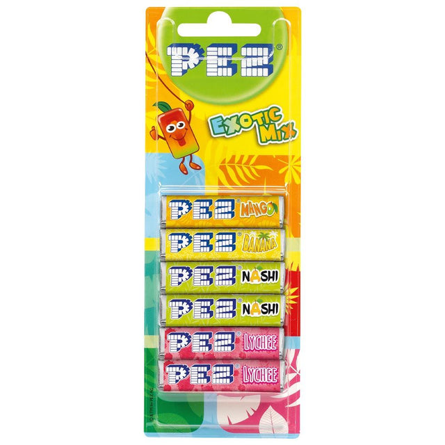 Pez Refill Exotic Mix (6 Pack)