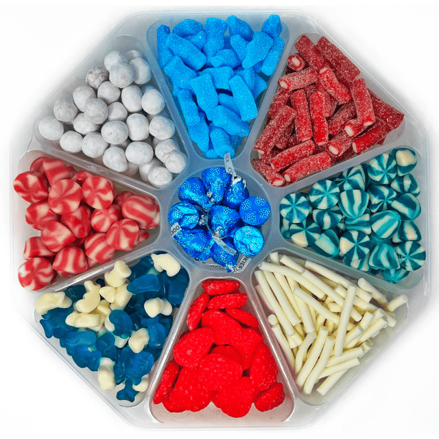 Pick'n'Mix Sharing Platter Red, White and Blue