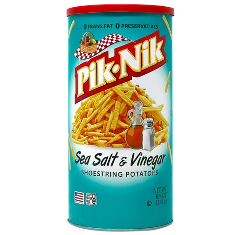 Pik Nik Shoestring Potatoes Sea Salt And Vinegar (241g)