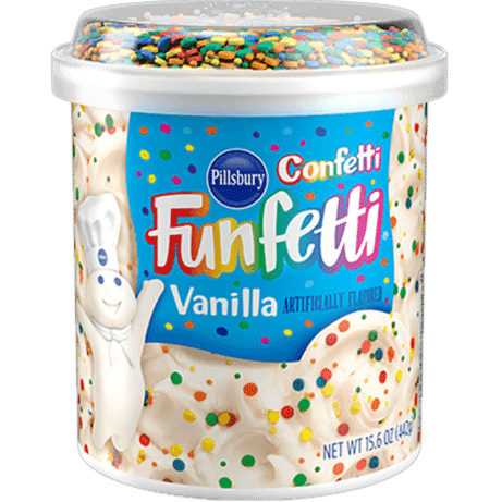 Pillsbury Frosting Funfetti Confetti Vanilla (442g)