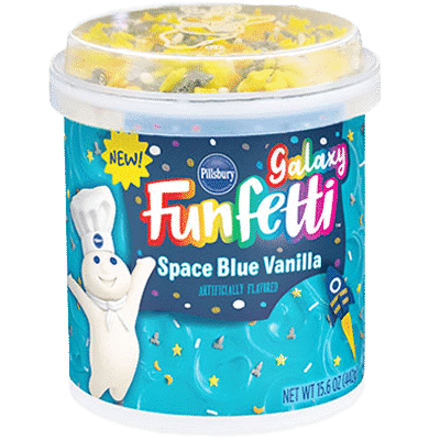 Pillsbury Frosting Funfetti Galaxy Space Blue Vanilla (442g)