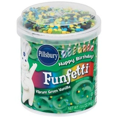 Pillsbury Frosting Funfetti Vibrant Green Vanilla (442g)