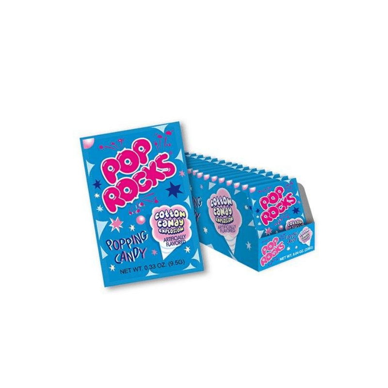 Pop Rocks Cotton Candy 9g (Case of 24) – SoSweet