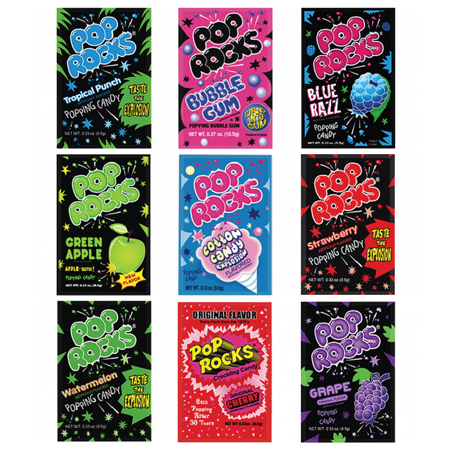 Pop Rocks Essentials (Pack of 9)