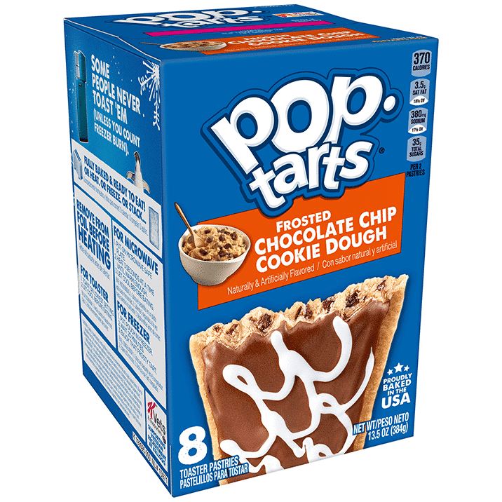 Pop Tarts Grocery Pack Frosted Chocolate Chip Cookie Dough (399g)