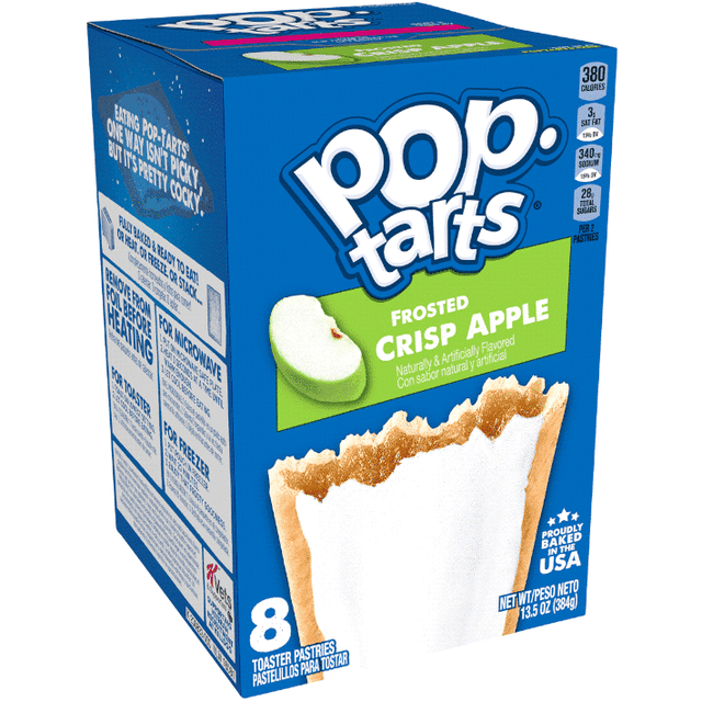 Pop Tarts Grocery Pack Frosted Crisp Apple (384g)
