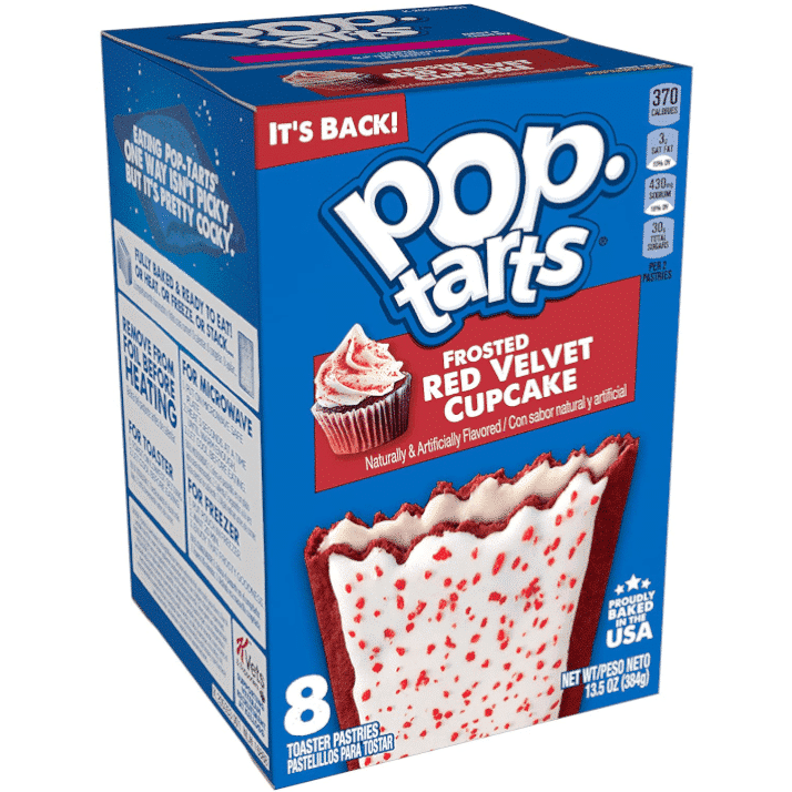 Pop Tarts Grocery Pack Frosted Red Velvet (384g)