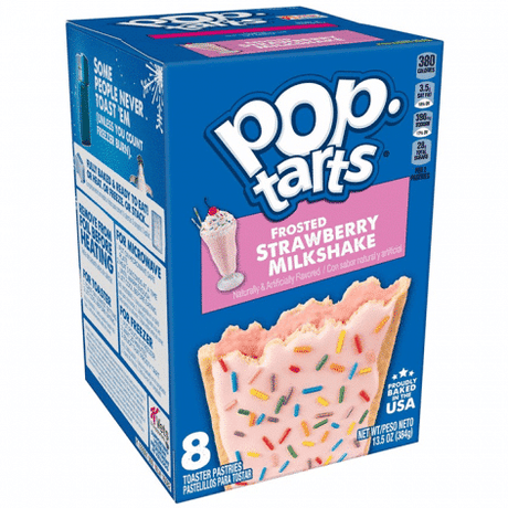 Pop Tarts Grocery Pack Frosted Strawberry Milkshake (384g)