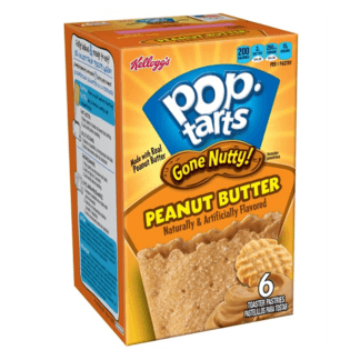 Pop Tarts Grocery Pack Unfrosted Gone Nutty Peanut Butter (300g)