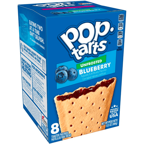 Pop Tarts Unfrosted Blueberry (384g)