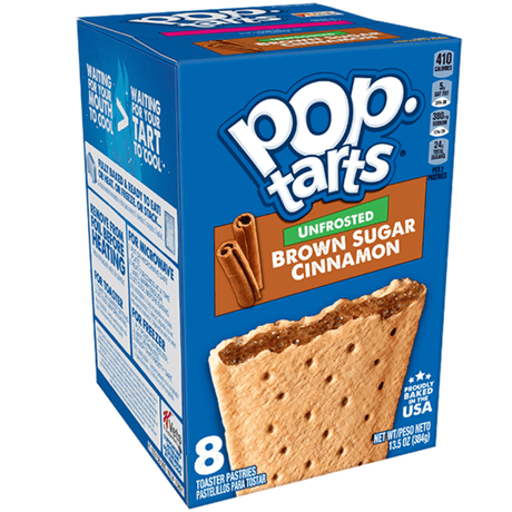 Pop Tarts Unfrosted Brown Sugar Cinnamon (384g)