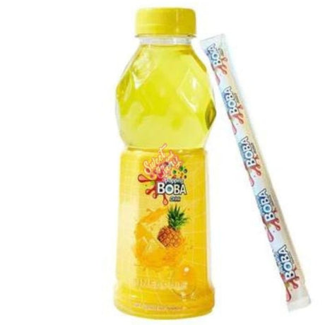 Popping Boba Pineapple Drink with Straw (500ml)