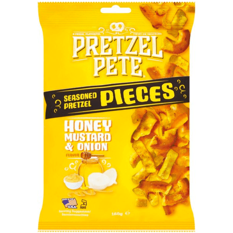 Pretzel Pete Honey Mustard & Onion Pretzel Pieces (160g)