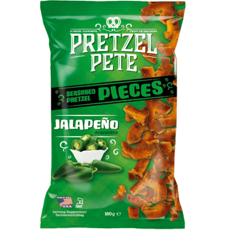 Pretzel Pete Jalapeno Pretzel Pieces (160g)