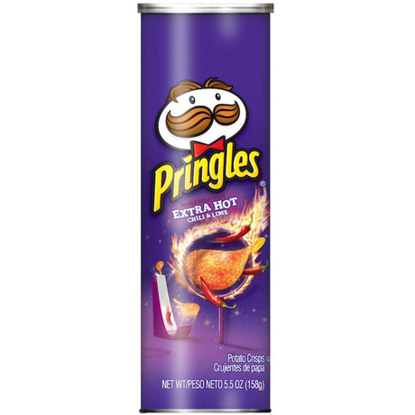 Pringles Extra Hot Chilli and Lime (158g)