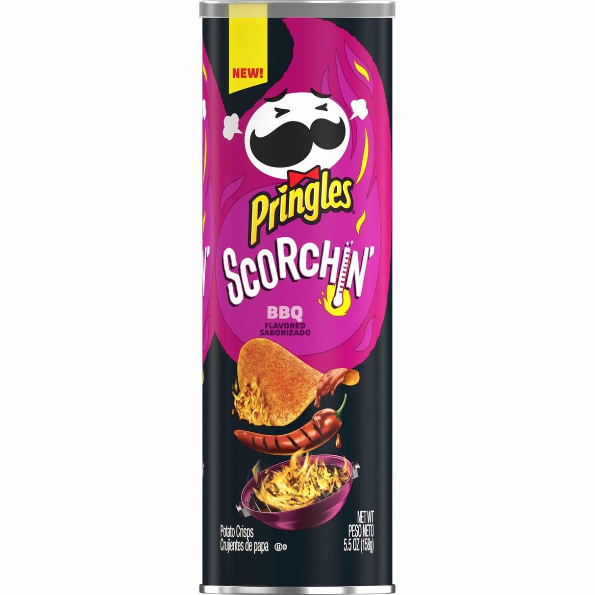 Pringles Scorchin' BBQ (156g)