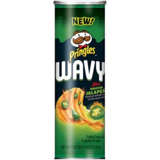 Pringles Wavy Fire Roasted Jalapeño (158g) (BB Expired 31/03/22)