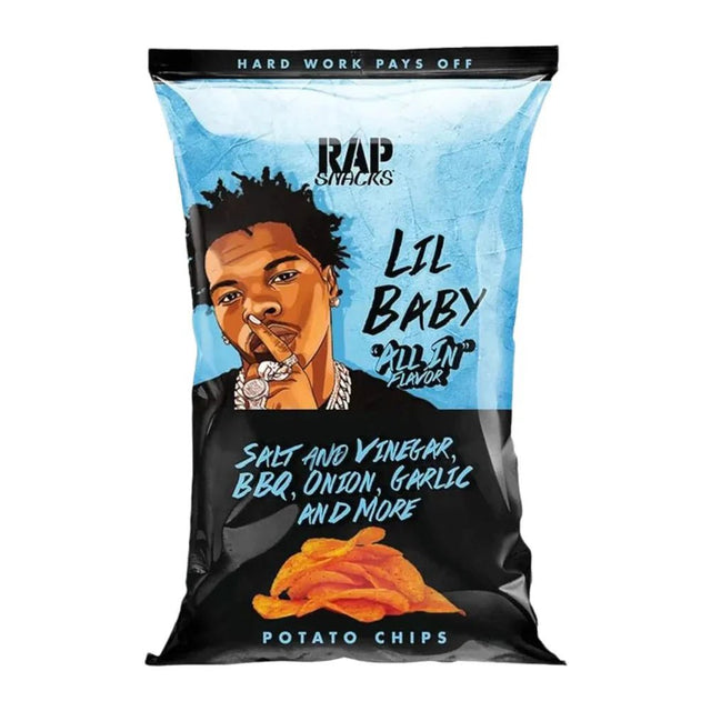 Rap Snacks Lil Baby ALL IN Flavour Potato Chips 71g USA