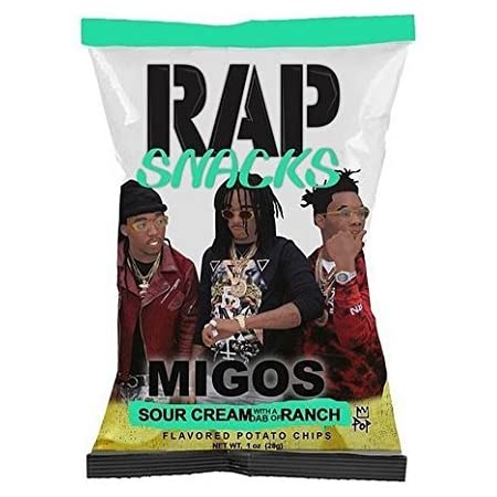 Rap Snacks Migos Sour Cream with a Dab of Ranch (71g)