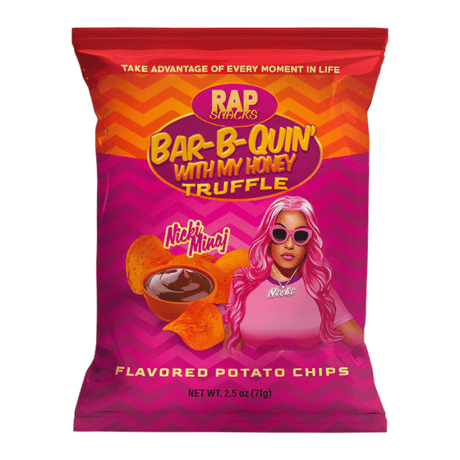 Rap Snacks Nicki Minaj Barbie-Que Honey Truffle Potato Chips 71g USA