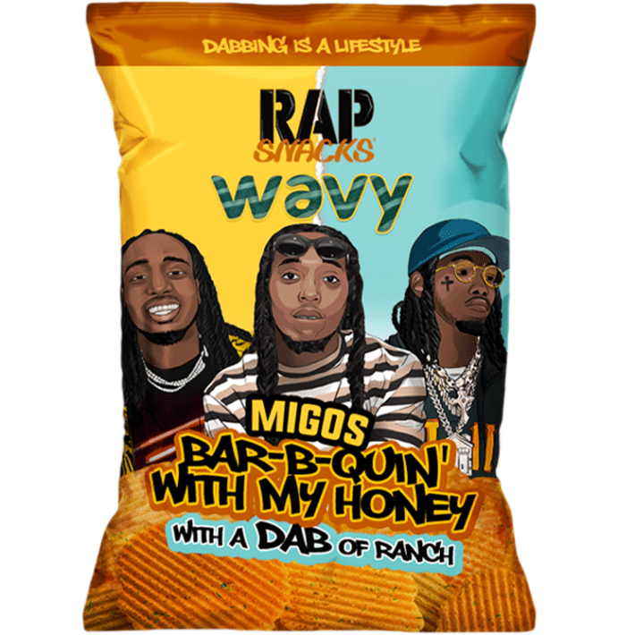 Rap Snacks Wavy BBQ and Ranch Migos (71g)