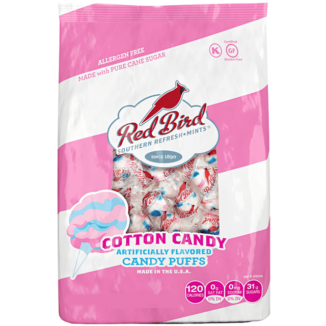 Red Bird Candy Puffs Cotton Candy (113g)