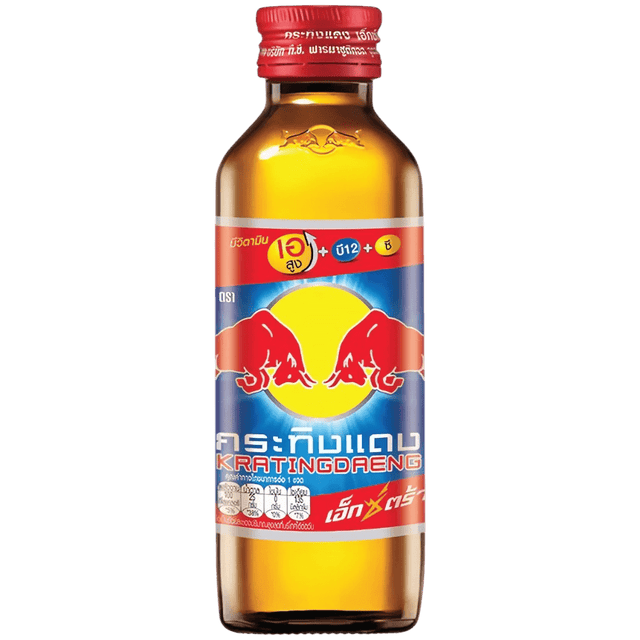 Red Bull Kratingdaeng Glass Bottle 150ml THAILAND