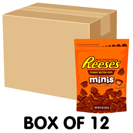 Reese's Mini Peanut Butter Cups Pouch (226g) (Case of 12) (Expiring 15/12/22)
