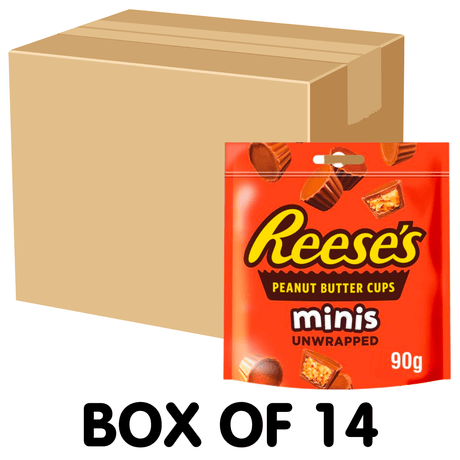 Reese's Mini Peanut Butter Cups Unwrapped (Case of 14) 90g