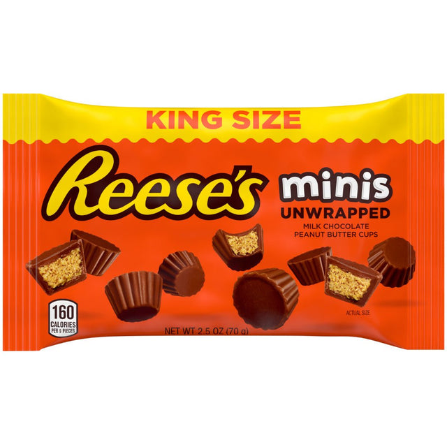 Reese's Minis Milk Chocolate Peanut Butter Cups King Size (70g)