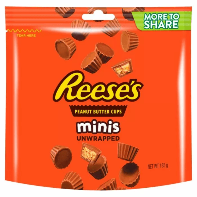Reese's Minis Unwrapped Peanut Butter Cups (185g)