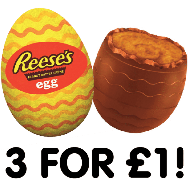 Reese's Peanut Butter Creme Egg (34g) (3 Pack) (BB Expired 02-10-21)