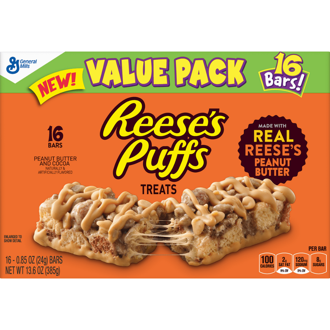 Reese's Puffs Treats Bars (16 Pack)