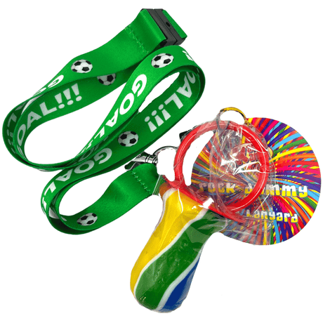 Rock Lollipop Lanyard Football