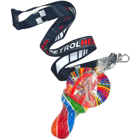 Rock Lollipop Lanyard Petrol Head