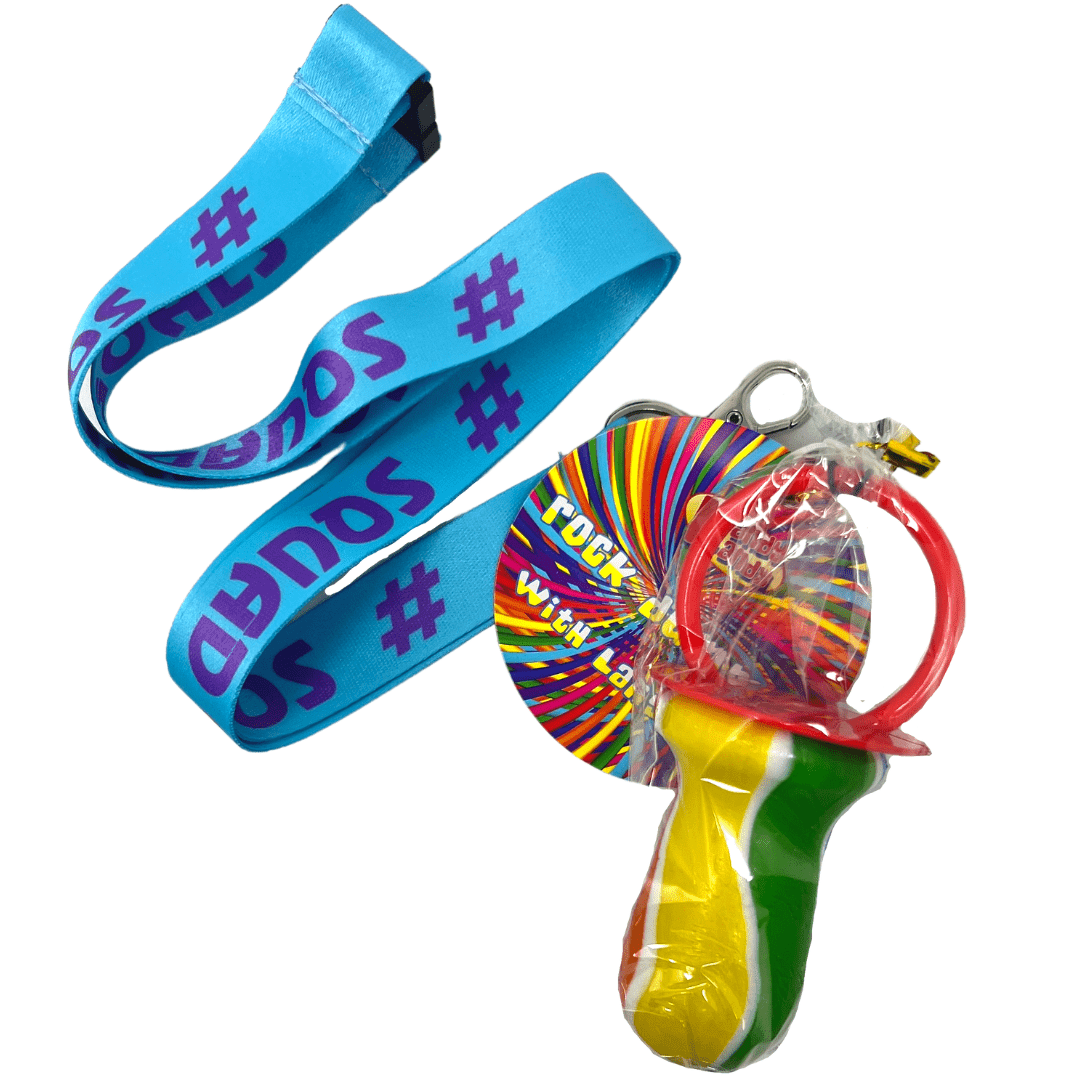 Rock Lollipop Lanyard Squad Goal